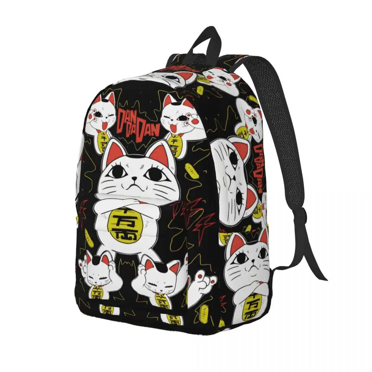 Dandadan Lucky Turbo Granny Cool Backpack Outdoor Student Hiking Travel Japan Anime Daypack for Men Women Laptop Canvas Bags