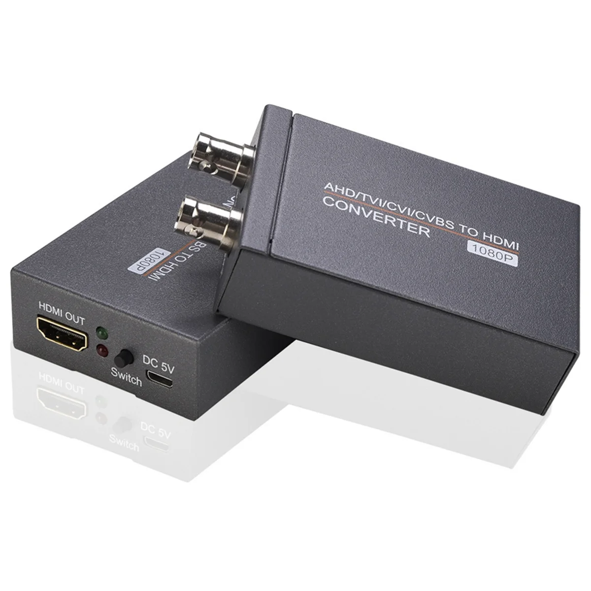 Conversor eficiente compatível com AHD/TVI/CVI/CVBS para HDMI Adaptador de sinal de 3MP/4MP