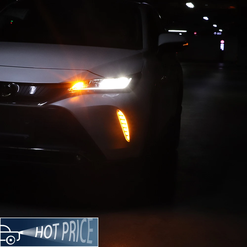 

Car Lights For Toyota Harrie Venza 2021-2025 Front Bumper Upgrade LED Fog Lamp Daytime Running Light High quality Accessories