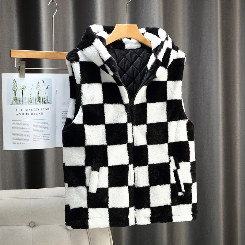 

Мужской зимний стеганый жилет с капюшоном, куртка без рукавов, толстый теплый хлопковый жилет, свободный крой, модная повседневная верхняя одежда