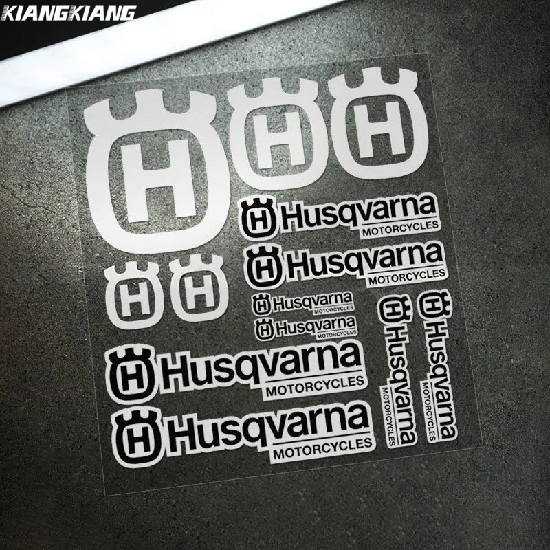 Husqvarna 401 701 901 Stiker Dekoratif Bodi Sepeda Motor Tangki Bahan Bakar Stiker Kreativitas Mode Stiker Tahan Air Yang Dipersonalisasi