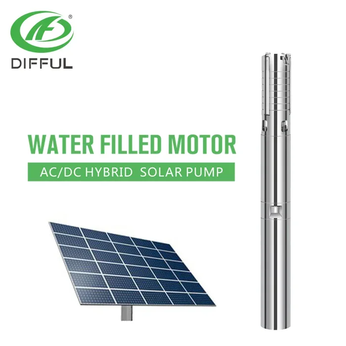 

solar borehole water pumps for agriculture with in-built controller