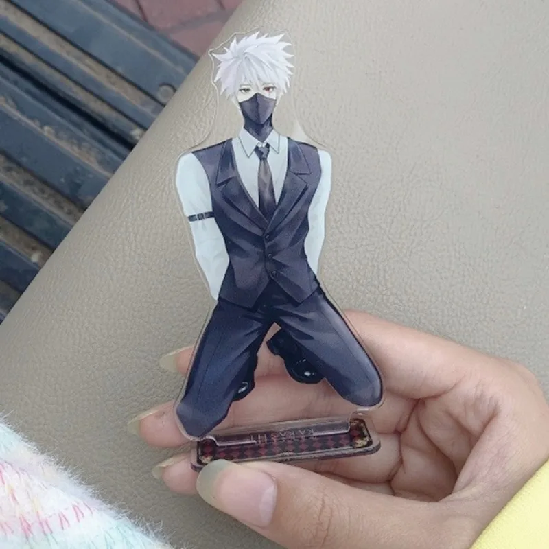 ناروتو كاكاشي الاكريليك الحلي بروش أنيمي عمل الشكل سيارة حقيبة سطح المكتب الديكور نماذج لعبة هدية الكريسماس لمحبي ناروتو #3