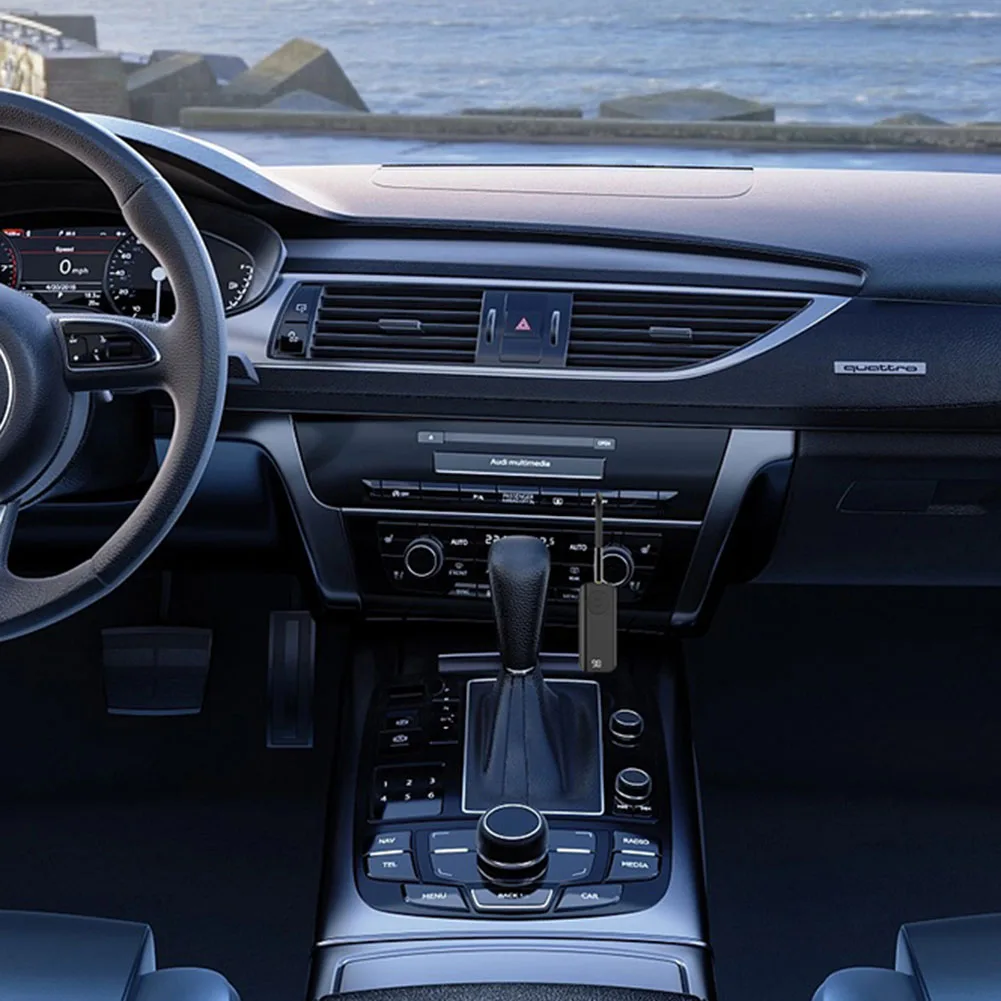 Bluetooth-compatible 5.3 Receiver 3.5mm Wireless Audio Receiver with LED Battery Display for Headphones/Laptop/Radio/Speakers