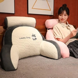 Ice Silk Headboard Cushion Reading Pillow Soft Lumbar Support Pillow Can Be Disassembled and Washed Large Backrest Cushion