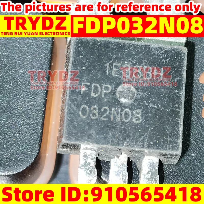 

100 ~ 10 шт. б/у FDP032N08 235A 75 В 375 Вт универсальный IRFB3077 оригинальный дизассемблер