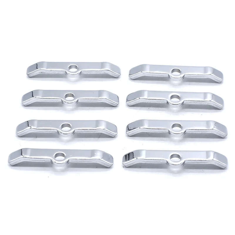 Car Chrome 3 Inch Valve Cover Spreader Bars Fixed Tabs for Chevy SBC 283 305 327 350 Car Accesories