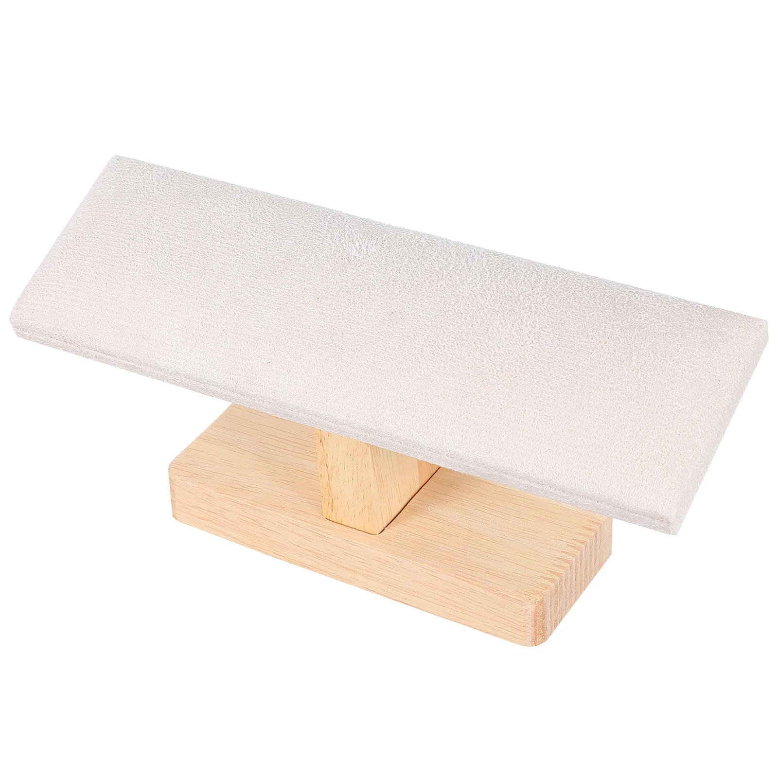 1Pcs Wooden Jewelry Display Stand Modern Watch Holder Flannel Lining Watch Storage Organizer Bracelet Rack Jewelry Holder