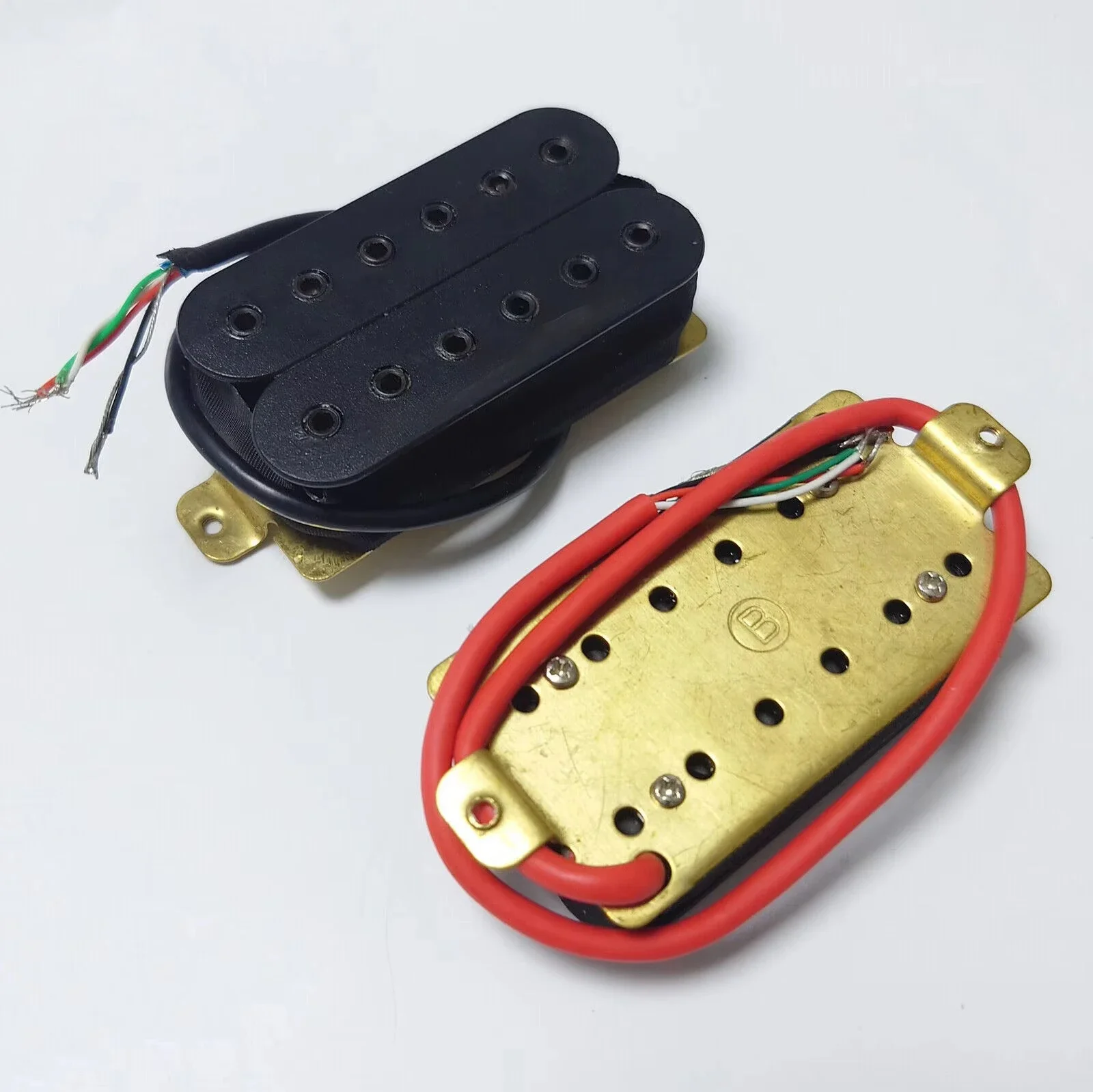 Captadores humbucker de guitarra lp sg com cablagem de interruptor 1v1t 4c para peças de reposição de guitarra lp sg