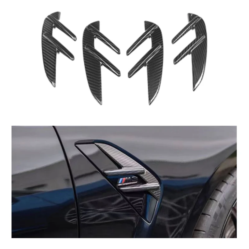 

Hot Sale Dry Carbon Fiber Front Fender Splitter Trims For BMW G80 G80 M3 M4 2021+ Front Fender Trims