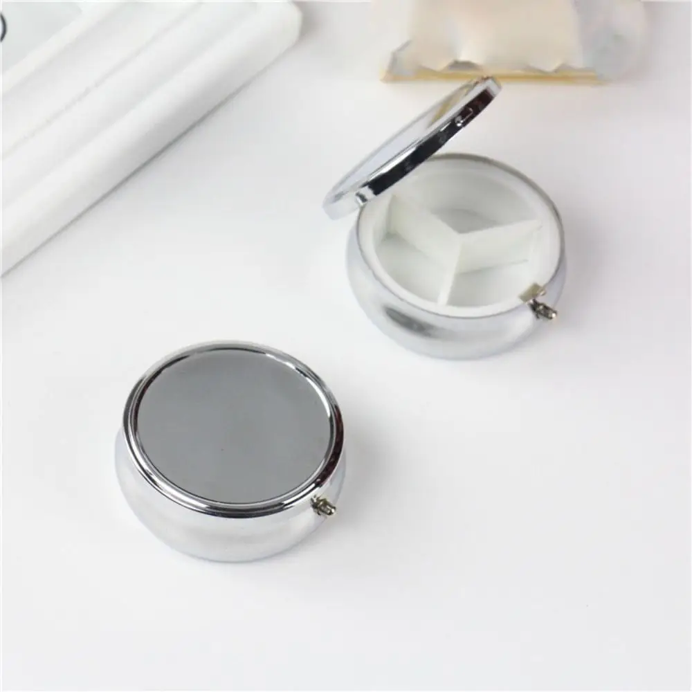 Portable Mini Detachable Tin Jar Container Refillable Bottles Box Candle Jars Medicine Box Pill Jewelry Storage Box