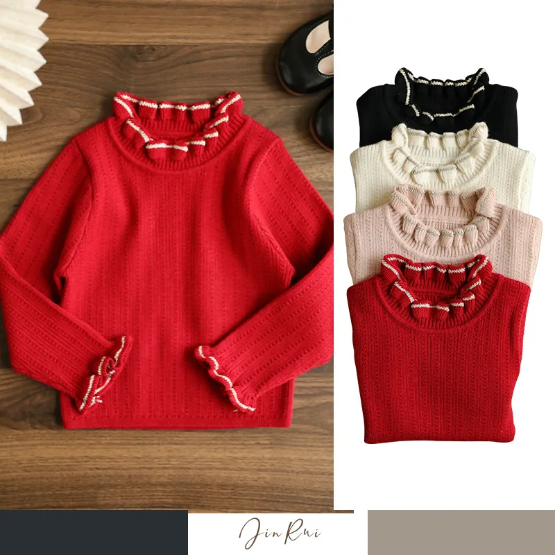 

Baby Girl Clothes Wool Base Shirt Long Sleeves