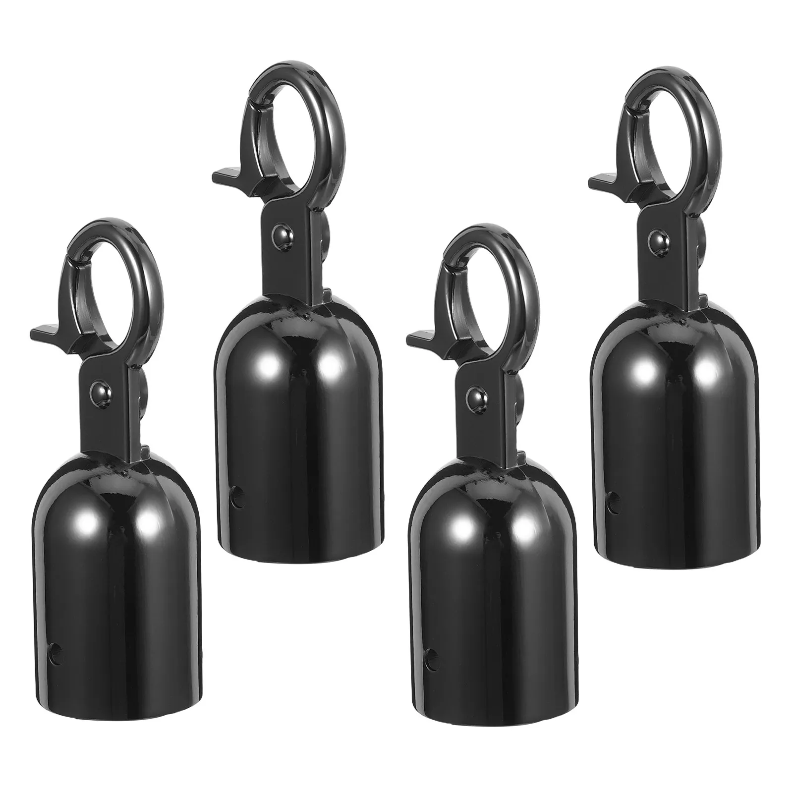 

Комплект заглушек для шнуров с крючками-заклепками и застежками-карабинами для ограждений и разделителей для контроля толпы и организации очередей