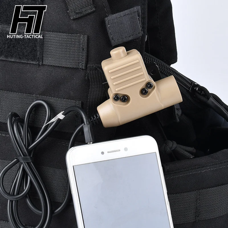 U94 PTT Midland Talkabout Mobile Phone Military Headset PTT for Full Range of Tactical Headset Comtac II