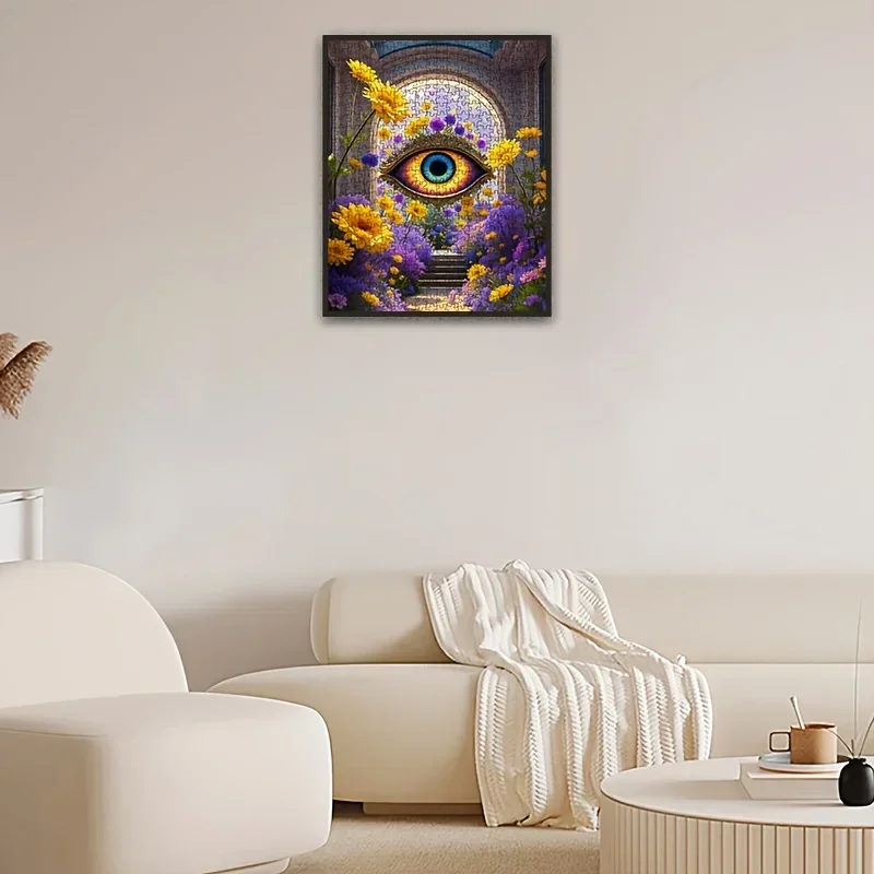 ​ Eye of Angel Puzzle da 1000 pezzi 70x50 cm Arte surreale da parete, perfetto per gli amanti della decorazione Boho Pronto regalo con confezione premium