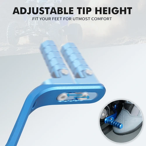Imagen 2 del producto Palanca de cambios para Yamaha YFZ450, palanca de cambios, punta de Pedal plegable ajustable, accesorios ATV para Yamaha YFZ450R YFZ 450R 450 YFZ450X