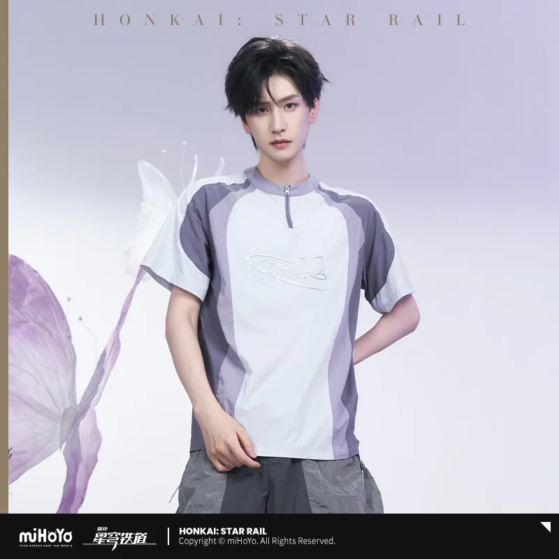 

Original Castorice T-shirt Honkai Star Rail Castorice Theme Impression T-shirt Cosplay Doujin Short Sleeves Birthday Gifts