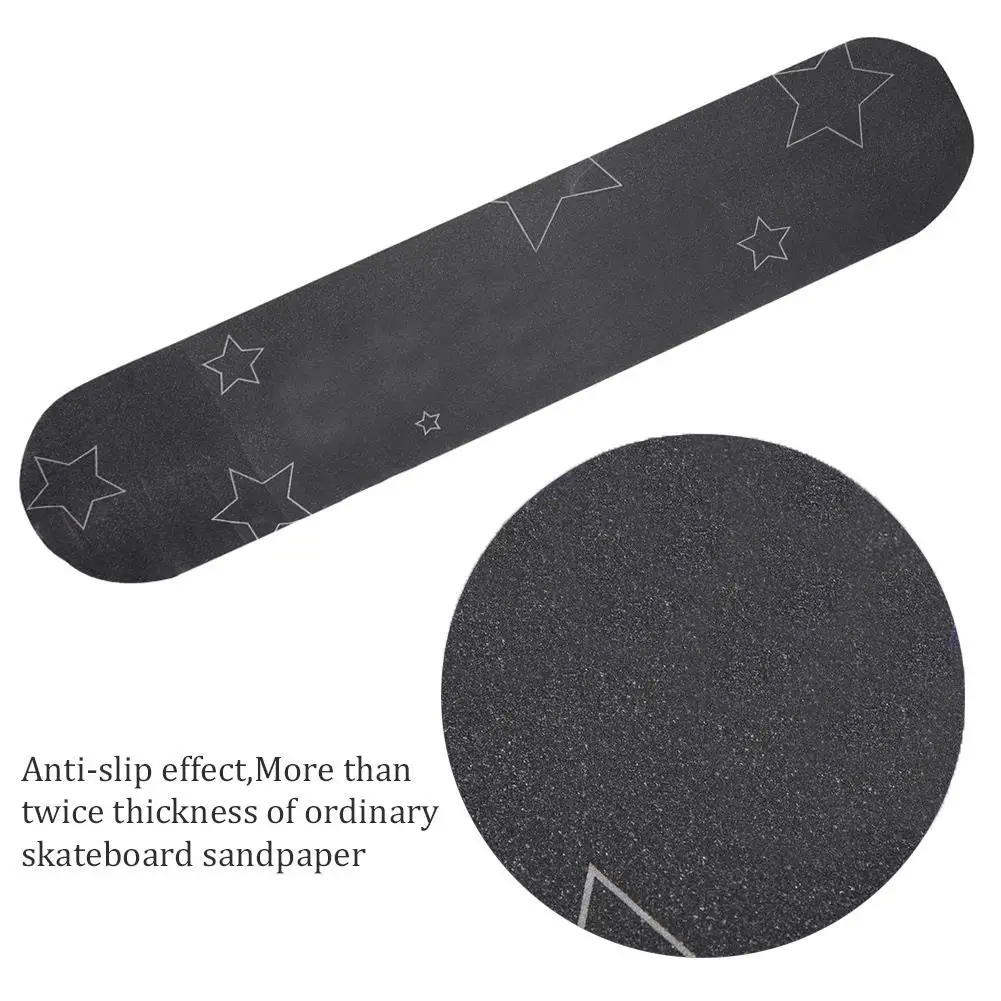 108x25cm Non-slip Skateboard Grip Tape - Professional Sandpaper for Electric & Standard Decks - Essential Accessory