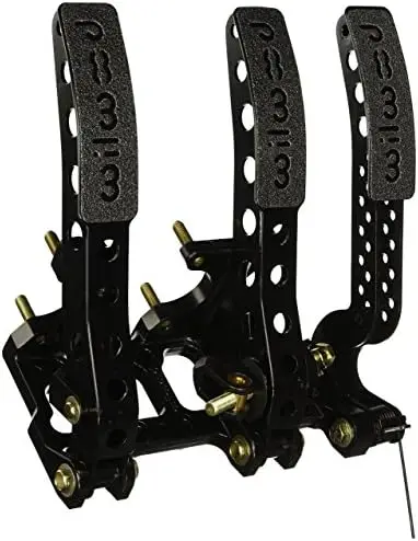 

Алюминиевая педальная система Wilwood 5.25:1, черная – для газа/тормоза/сцепления, переднее крепление