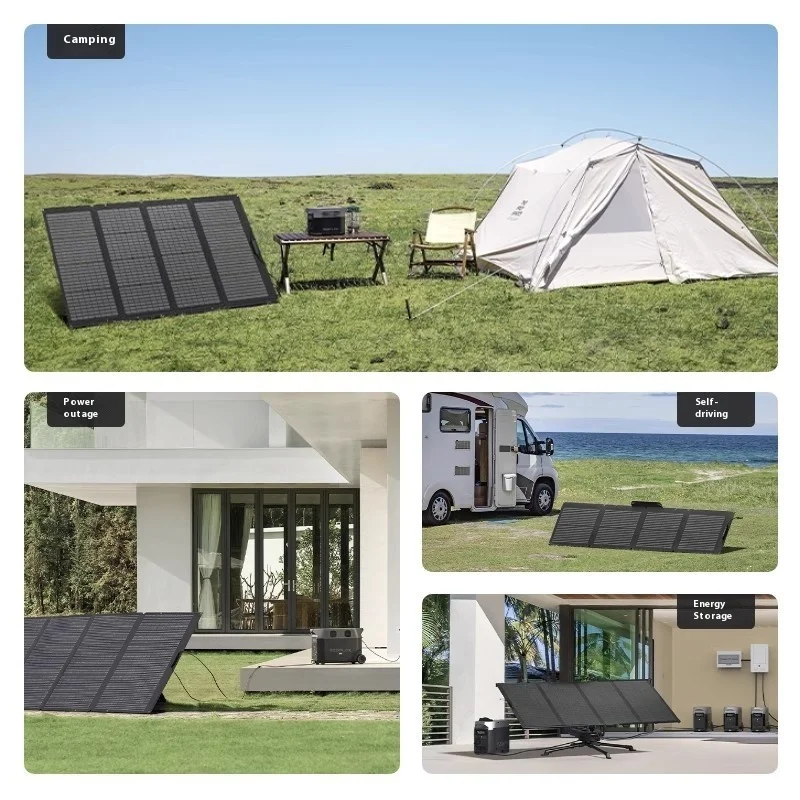 Foldable Solar Panel for Photovoltaic Generation Ecoflow 400W IP 68 Waterproof Portable