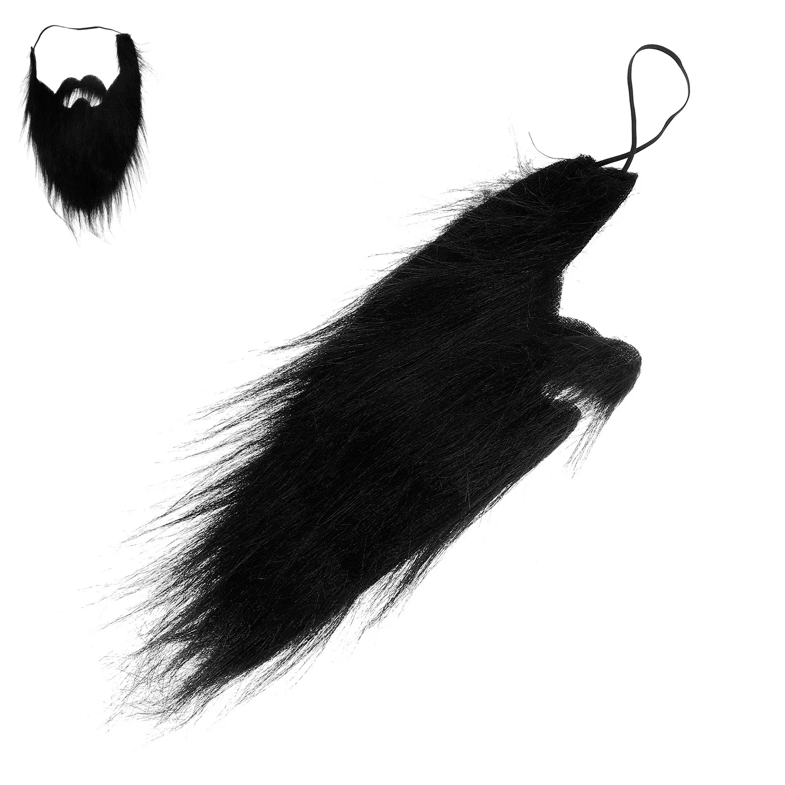 

Realistic Fake Mustache Black Costume Party Prop Cosplay Facial Supplies Halloween Masquerade Adult Realistic Fake Beard