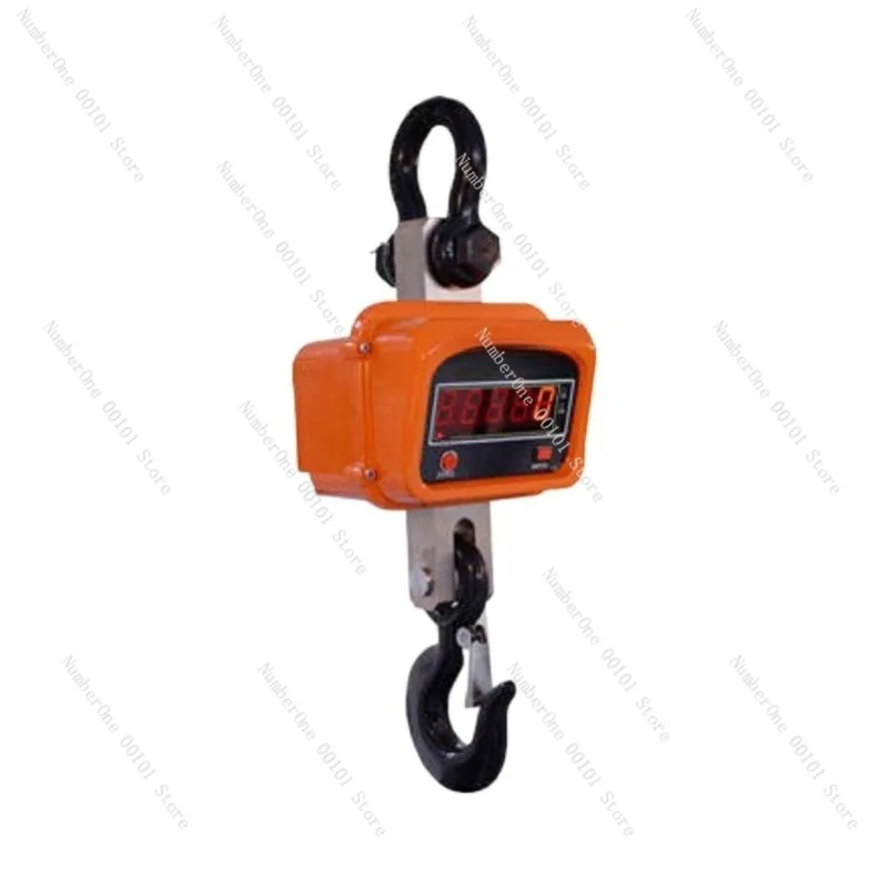 Heavy Duty Digital Crane Scale 2T 3T 5T 10T Electronic Hanging Hook Weighing Scale Industrial Overhead Hoist Suspended Load