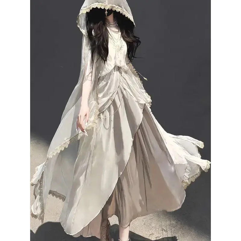 

2025 22, Лолита, древнегреческая благородная богиня, сумерки, скандинавское экзотическое элегантное мифское платье в дворцовом стиле, свадебное платье для чаепития