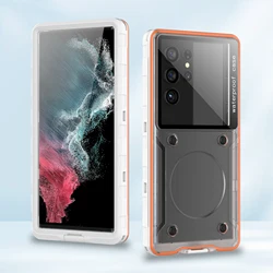 Shellbox New Transparent Universal 6.9-inch Underwater Touch Screen Dust and Drop Protection IP68 Waterproof Phone Case