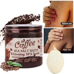 350g/680g Coffee Body Scrub Exfoliating Lightening Skin Pore Cleansing Soften Sea Bath Salt Cream Moisturizing Anti Cellulite