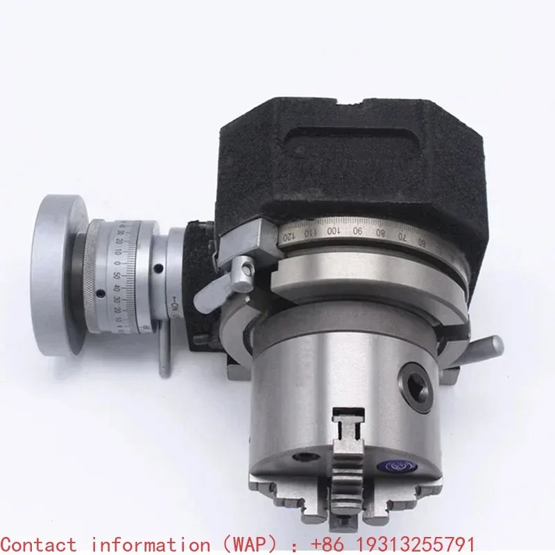 

【From China】4/6 inche Three-jaw Chuck Milling mahine Indexing Head Rotary Table Universal Indexing Plate Rotating Vertical Horiz