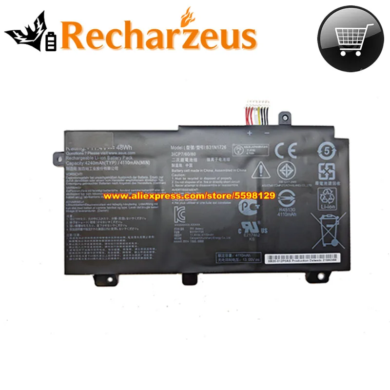 Original 11,4 V 4210mAh 48Wh Batterie B31N1726 B31N1726-1 Akku Laptop Akku Für Asus TUF FX504GD FX504GE G531GT TUF554GM