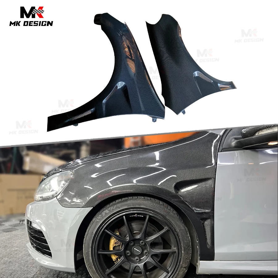 

Carbon Fiber Front Fender Vents for Volkswagen VW GOLF 6 GTI R20 2009-2012 Carbon Side Fenders Car Accessories