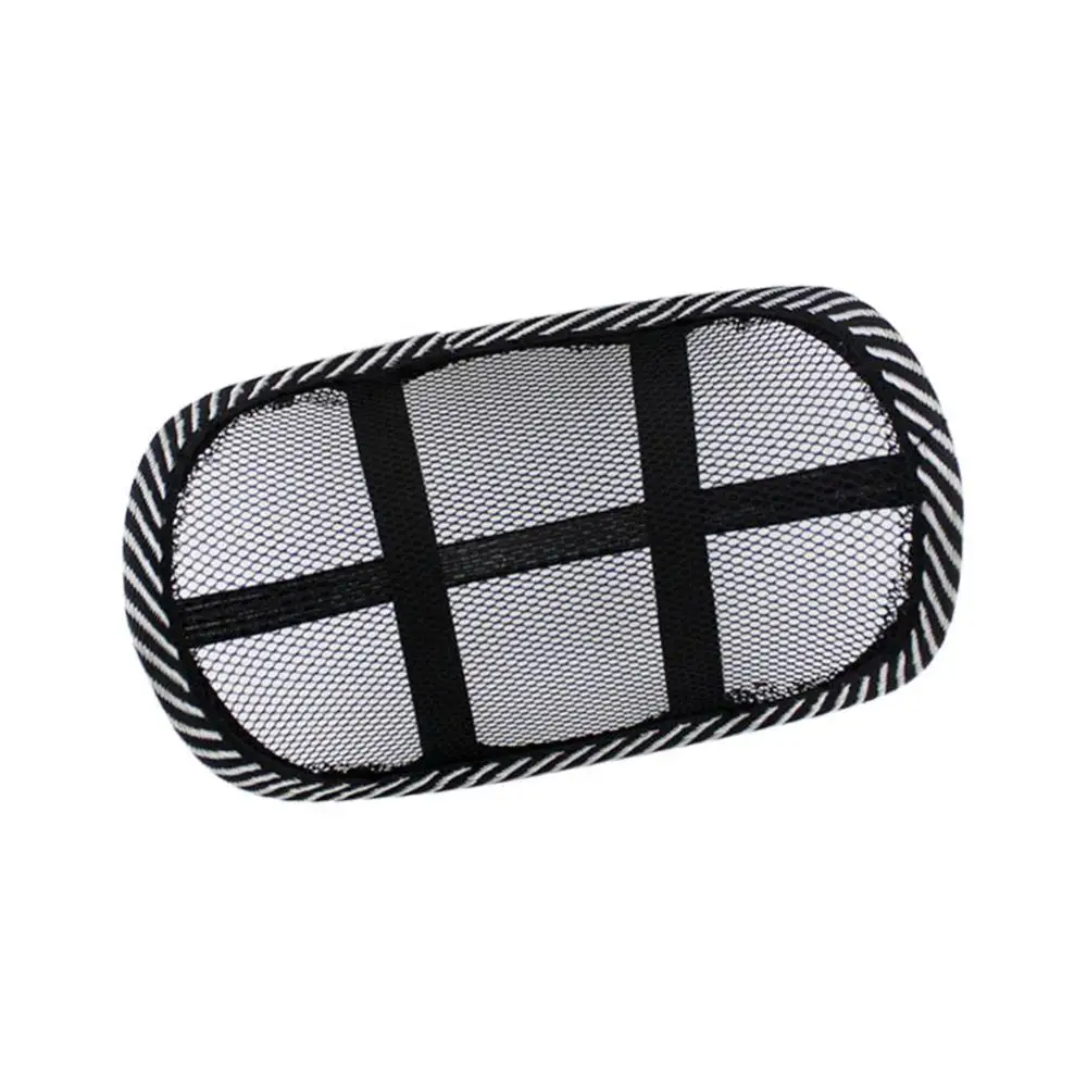Mesh Head Neck Pillow Seat Cushion Neck Rest Ergonomic Support for Car Front Rear Headrest Cover