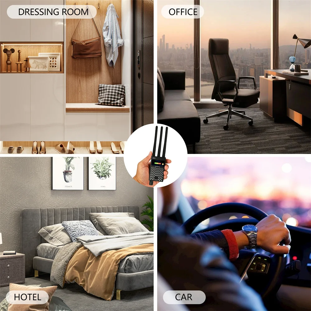 G618 GPS Tracker Anti Spy Detect Bug G618W Wireless Hidden Camera Signal Detector GSM Device Professional RF Signal Scanner G619