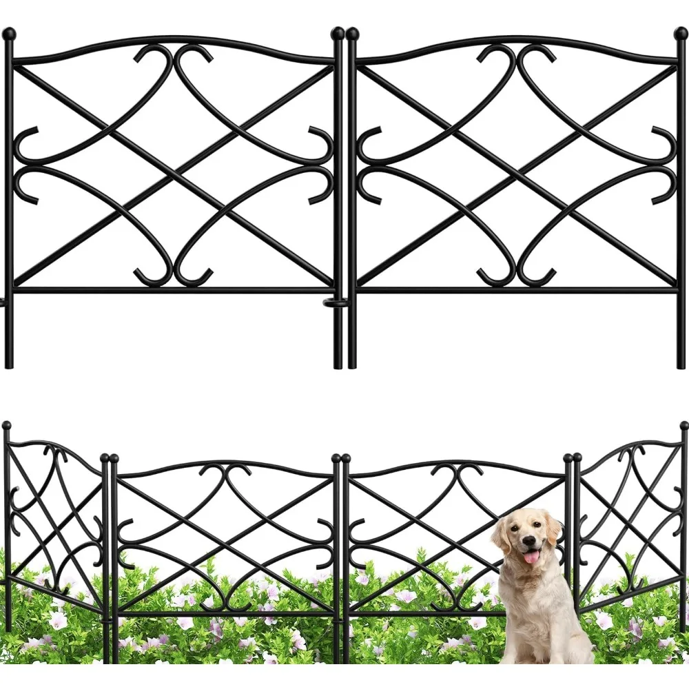 

Decorative Garden Fences and Borders for Dogs No Dig Metal Fence Panel Garden