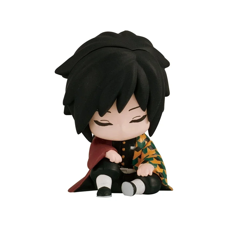 Bandai Demon Slayer modelo de figuras de acción estilo de sueño Gashapon Giyuu Uzui Tengen Kyoujurou adorno de escritorio oficial genuino
