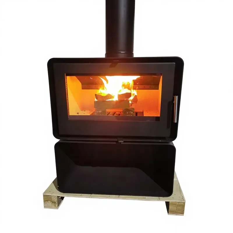 Customizable Modern Steel Plate Fireplace Real Fire Home Decor Indoor Heating Appliance for Living Room Contemporary Design