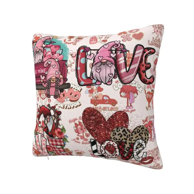 Custom Valentine's Day Cushion Cover Decoration Printing Throw Pillow for Car Two Side