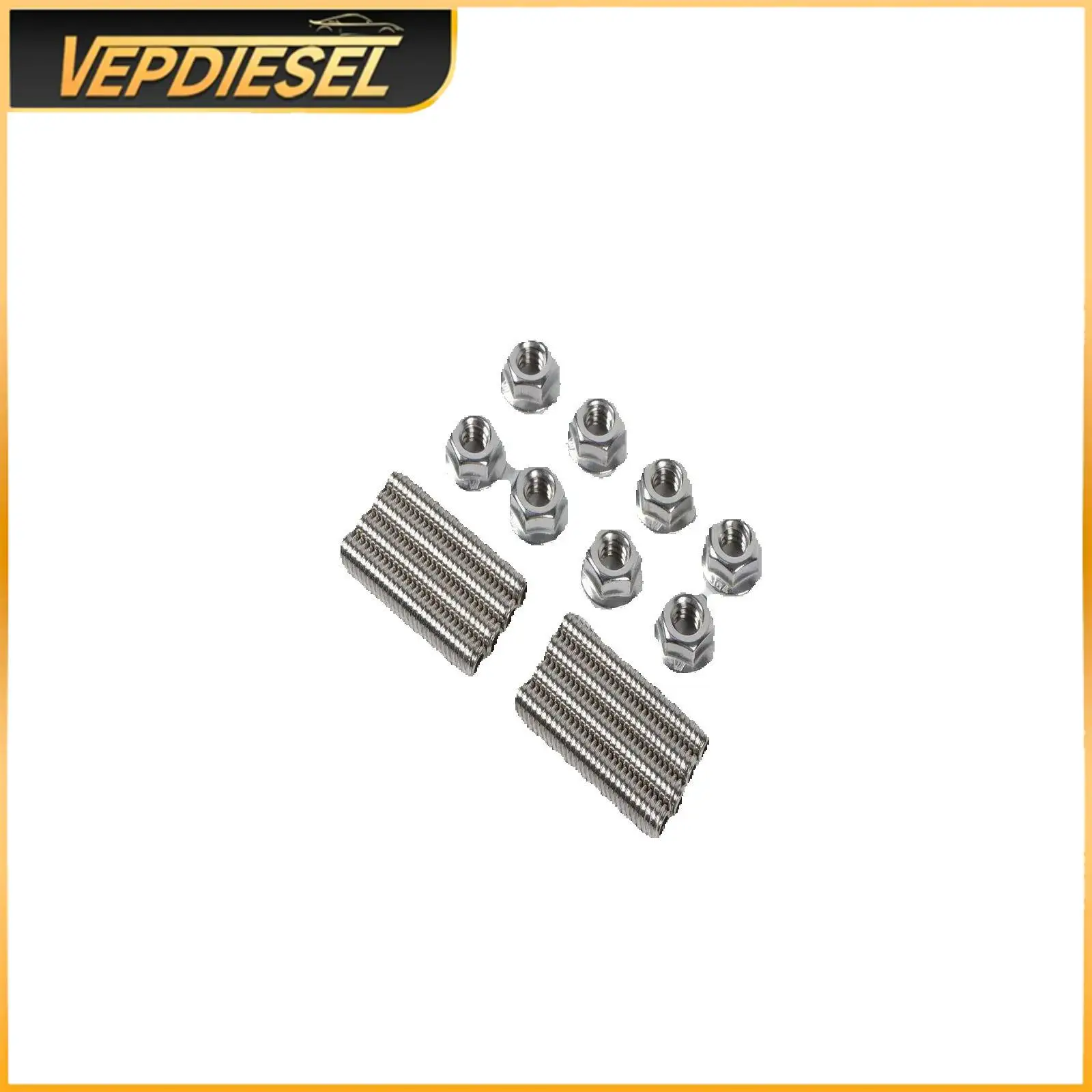 8-częściowy zestaw śrubek pokrywy zaworów SBC 1/4\" -20x 1 1/2\" ze stali nierdzewnej do Small Block Chevy 283 327 350 400