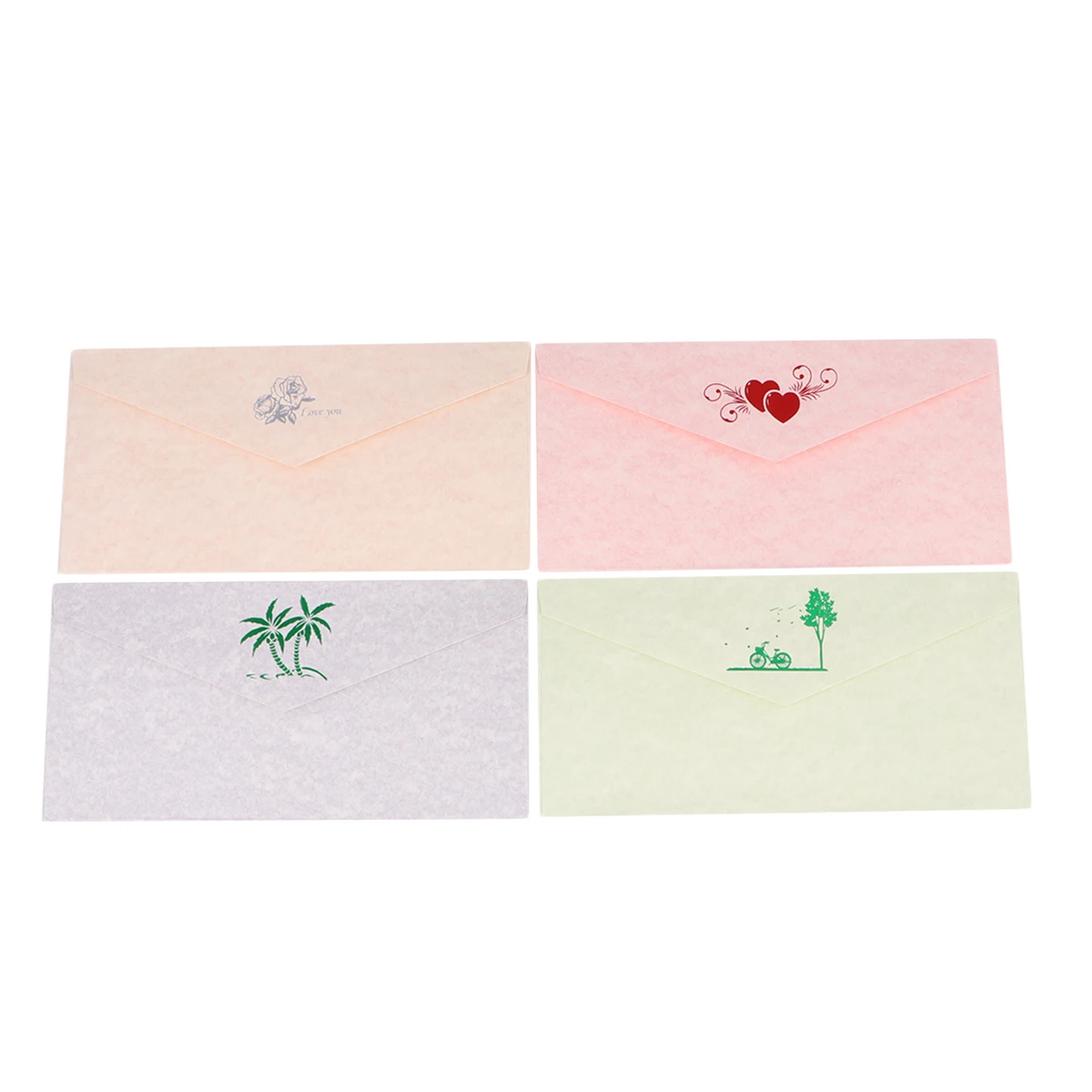 

16 Pcs Retro Envelopes Blank Paper Storage Foldable Valentine Birthday Celebration Eco Friendly Reusable Document Container