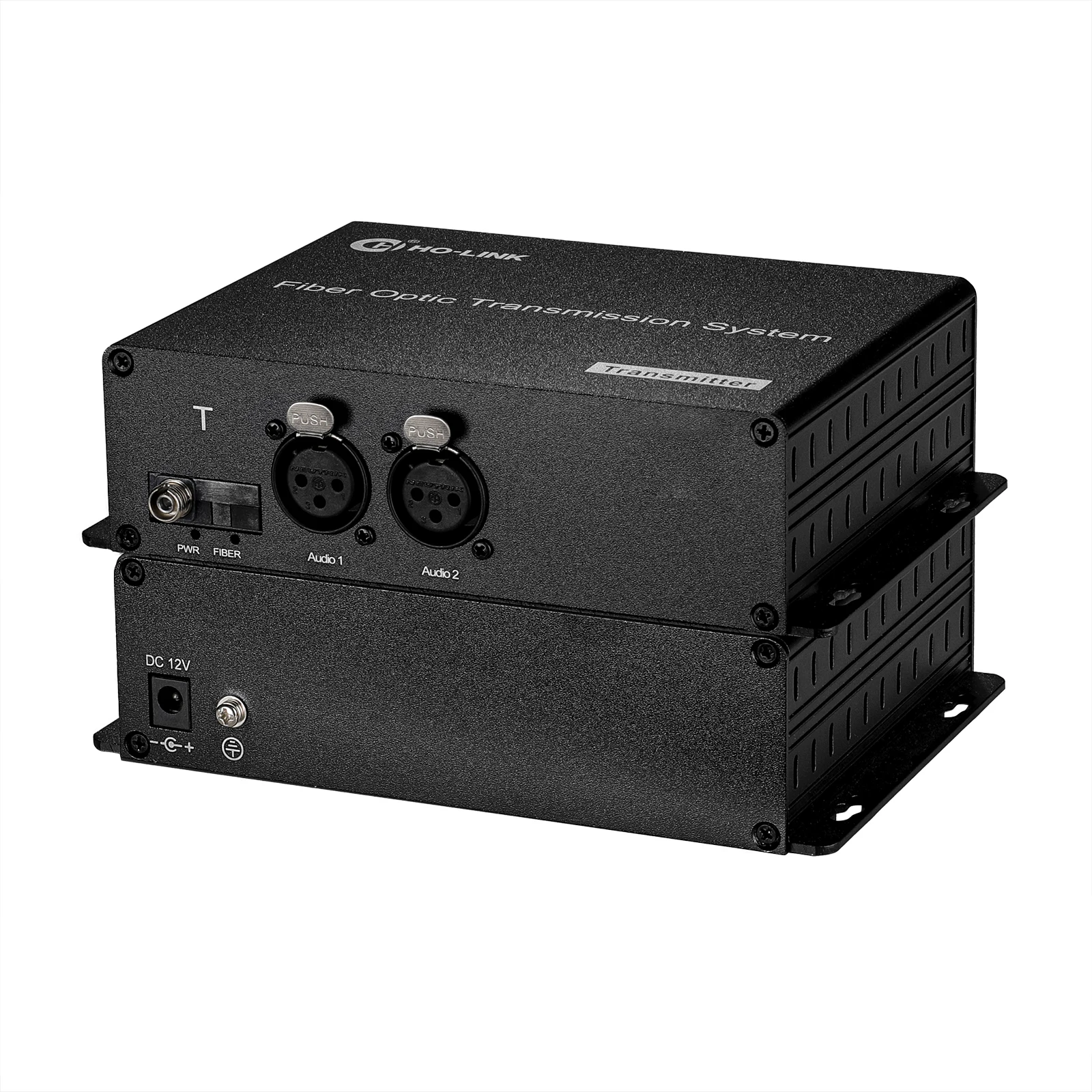 2 Channel XLR Balanced Interface Audio Over Optic Fiber Converter Audio Multiplex Balanced Audio Fiber Converter