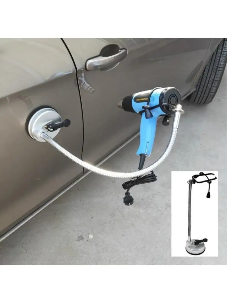 

02DE Universal Heat Guns Support Stand with Suction Cup Flexible Arm For Auto Body Shops And Garage Repairs