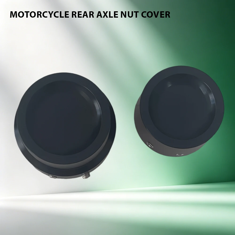 1 Pair  Motorcycle Rear Axle Nut Covers For Harley-Davidson CVO Dyna Electra Fat Boy Night Train Sportster Street Ultra VRSCD
