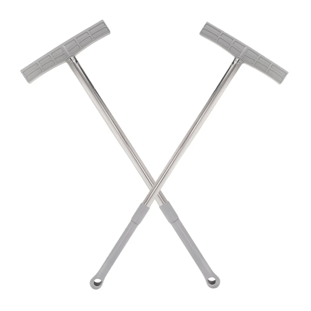 

2pcs Adjustable Handheld Sign Pole 58-90Cm Telescopic Poster Sign Holder For Airport Pickup Portable Board Stand