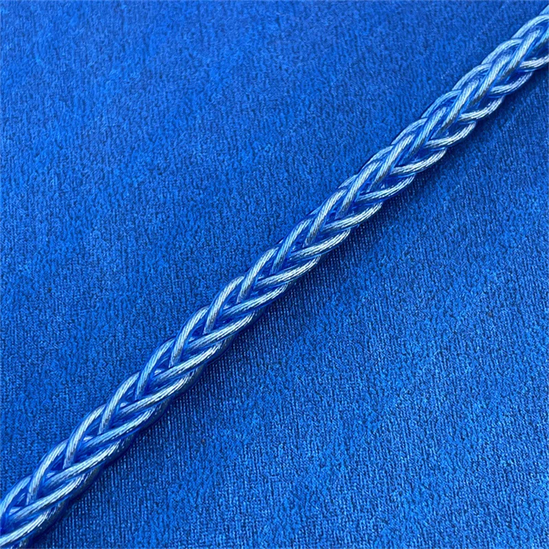 7N single crystal copper silver plated 8 strands upgrade line 504core