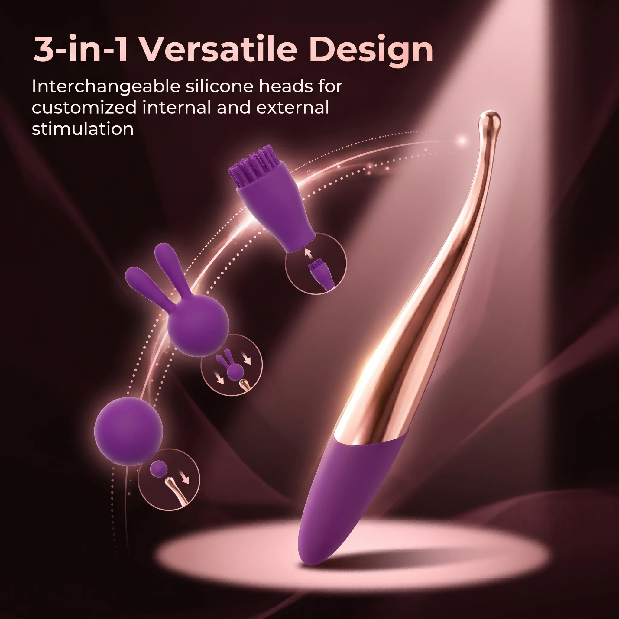 G-point Vibrator Female Magnetic Honey Bean Stimulation Vibrator Multi Frequency Nipple Clitoris Stimulation Sex Toys for Women view 5