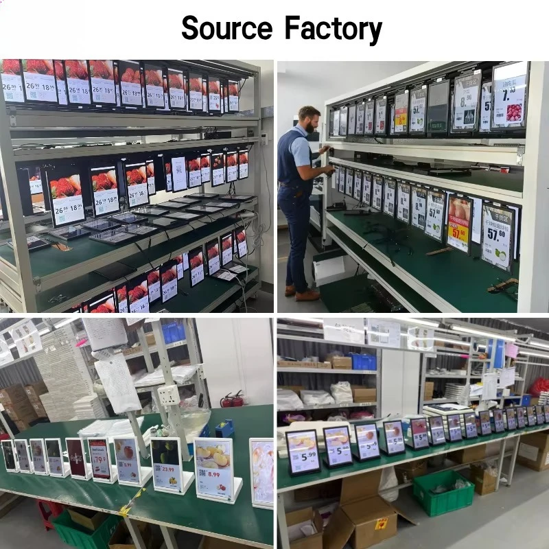 Cloud Server Backend Electronic Shelf Label (ESL) Plastic Retail Store Display with Animation Function for Shopping Mall Use