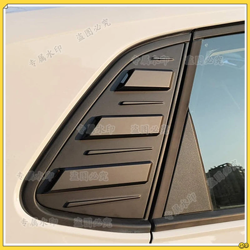 

For Volkswagen POLO2011-2019 2020 2021 2022 2023 Car Rear Window Shutter Cover Trim Window Louver Side Vent Trim Accessories