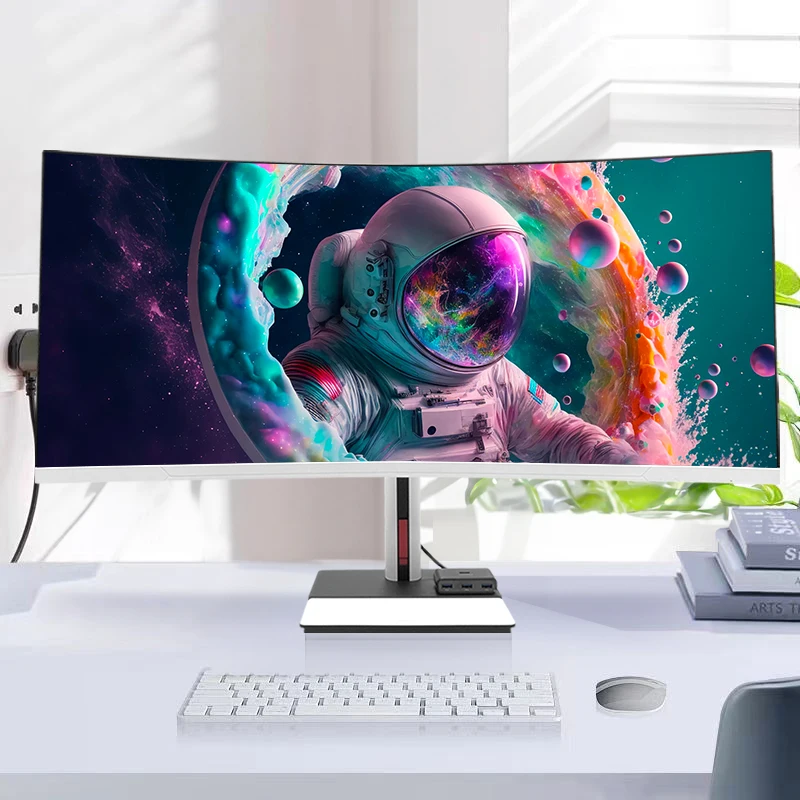 34 Inch 4K Curved Screen Desktop Computer Ordenador Todo En Uno Core I5 I7 All in One Gaming Pc