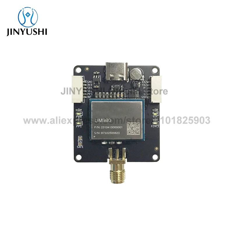 EM-980D3 RTK GNSS board High-precision Positioning and Heading GPS BDS GLONASS Galileo QZSS Unicore UM980 Replace ZED-F9P